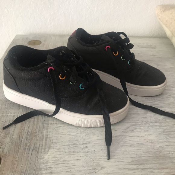 heelys black rainbow metallic